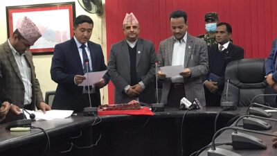 राखेपका नवनियुक्त सदस्य सचिव घिसिङले लिए शपथ