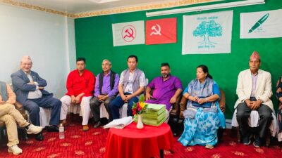 स्वास्थ्य मन्त्री खतिवडा आचारसंहिता विपरीत चुनावी घोषणापत्र सार्वजनिक कार्यक्रममा सहभागी
