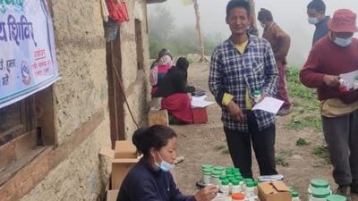 ६० वर्ष भन्दामाथिका नागरिकलाई खर्कमै पुगेर आयुर्वेदिक शिविर सञ्चालन