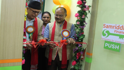 समृद्धि फाइनान्सको बनेपा शाखा कार्यालय उद्घाटन