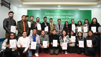 उद्यमी बन्न चाहने विद्यार्थीलाई नबिलको साथ, बागमती प्रदेशका २५ विद्यार्थीले…