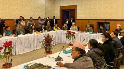 सर्वदलीय बैठक : संसदकाे पहिलो दिन शीर्ष नेताले सम्बाेधन गर्ने