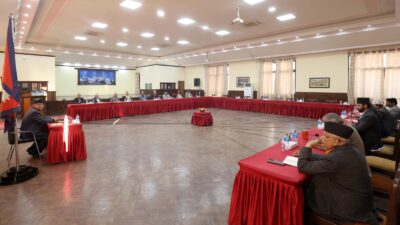 विश्वासका मत दिएका दलसमेतको सर्वदलीय बैठक सुरु