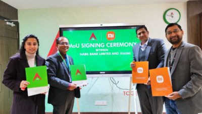 नबिल बैंकका ग्राहकलाई साओमीका उत्पादनहरु शून्य प्रतिशत इएमआइमा