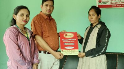 गुराँस लाइफ इन्स्योरेन्सद्धारा १३ लाखको मृत्यु दाबी भुक्तानी