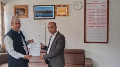 प्रतिलिपि अधिकार रजिष्ट्रारको कार्यालयको विज्ञमा चिरञ्जीवी अधिकारी मनोनयन