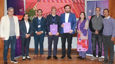 एनसेल र मौसम विज्ञान विभागबीच पूर्वसूचना प्रणालीसम्बन्धी समझदारी पत्रमा हस्ताक्षर